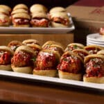Chicken Parm and Meatball Sliders at Bertucci's
