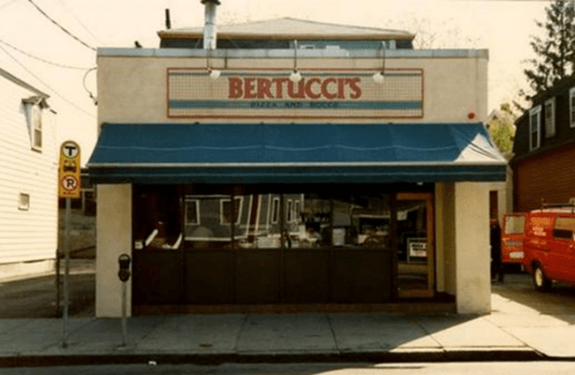 A photo of the original Bertucci's location