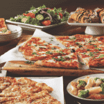 A spread of food from Bertucci's