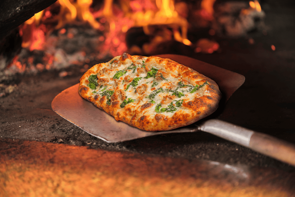 Roasted butternut squash artisan pizza