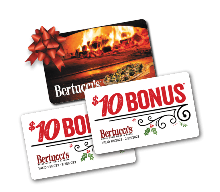 Bertucci's gift card holiday promotion
