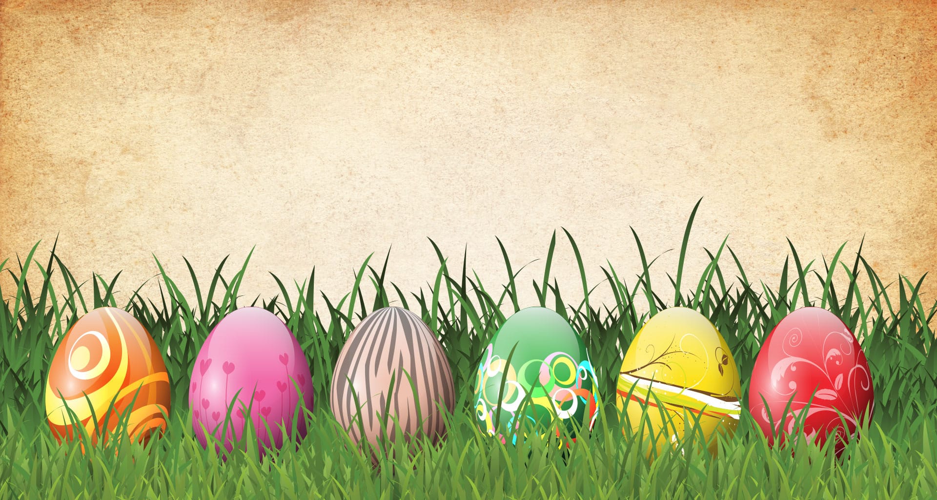 Easter Eggs Background