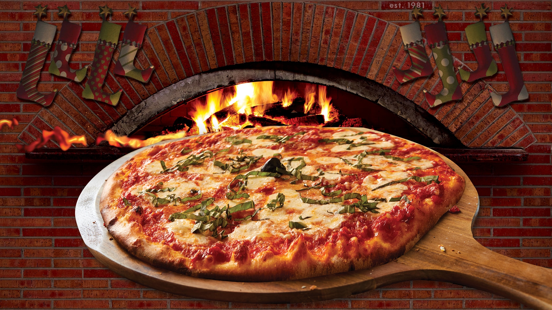 Picture of Bertucci's Holiday Pizza Boxes