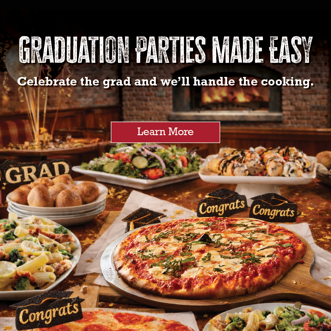 Graduation parties made easy. Celebrate the grad and we'll handle the cooking. Learn more.